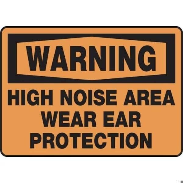 Accuform OSHA DANGER SAFETY SIGN HEARING MPPE218XT MPPE218XT - main